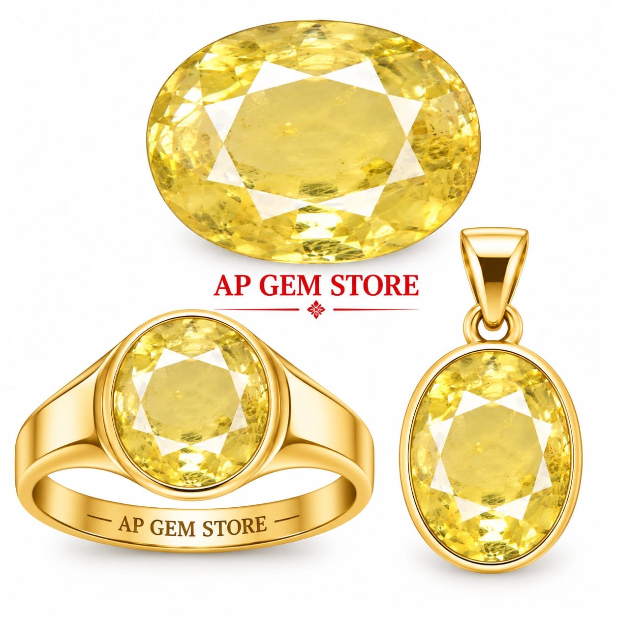  Yellow Sapphire Ceylone